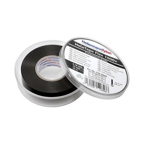 HellermannTyton HelaTape Flex 1000+ Szigetelőszalag - PVC - 33mx19mm 173747653 - HellermannTyton