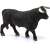 Schleich Black Bull Figurine, side view