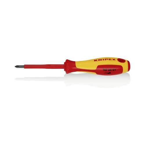 Șurubelniță cu cap Phillips VDE Knipex 98 24 01, PH 1, mâner izolat