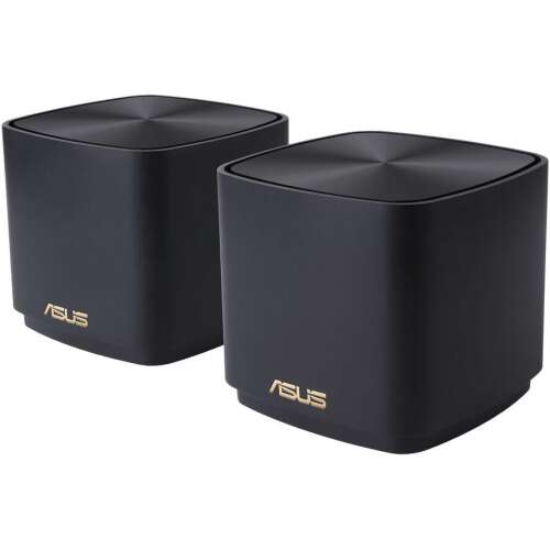 Asus ZenWiFi XD4 Plus AX1800 Dual-Band Gigabit Mesh WiFi System, pachet de 2, Negru