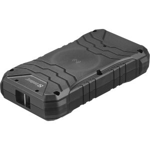 Sandberg Survivor 20000mAh Power Bank - Black, rugged portable charger - External Battery & Power Bank
