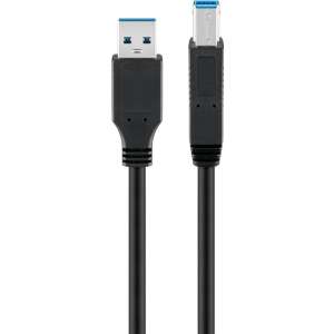 Goobay 95719 USB-A apa - USB-B apa 3.0 Nyomtató kábel - Fekete (1m) 70480226 