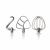 Ariete Moderna kitchen machine attachments: dough hook, beater, whisk