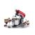 Ariete 1589/00 Moderna red stand mixer in use, making desserts
