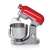 Ariete 1589/00 Moderna stand mixer, red, with stainless steel bowl and whisk attachment