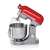 Ariete 1589/00 Moderna stand mixer, red, with stainless steel bowl and whisk attachment