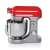 Ariete 1589/00 Moderna stand mixer, red, side view
