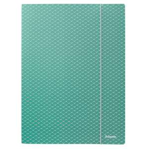 Esselte ColourBreeze A4 folder, green, with elastic closure - Elastic folder