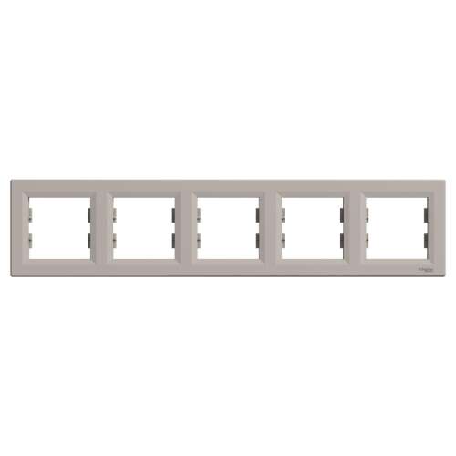 Schneider ASFORA orizontală cinci cadru - Bronz (EPH5800569) 81841699