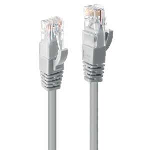 Lindy CAT6 U/UTP hálózati kábel, 5 méter, szürke, RJ45 csatlakozókkal - Kábel