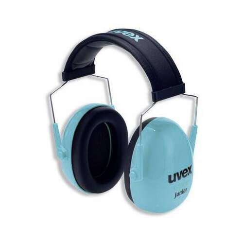 Uvex K Junior kék fülvédő gyerekeknek, zajvédelem, 29 dB SNR