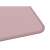 Close-up of the Natec Colors Gaming Mouse Pad - Pink, showing the stitched edge