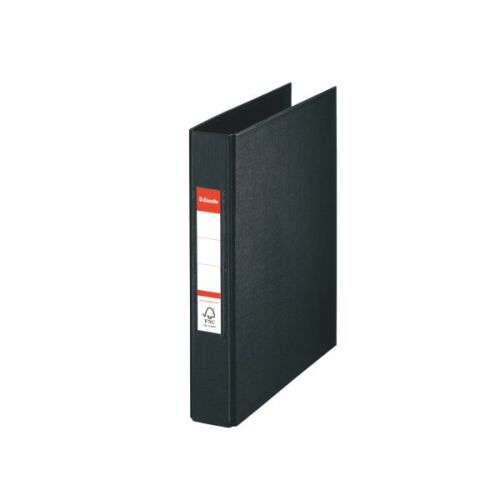 Esselte Standard A5 2-Ring Binder, Black