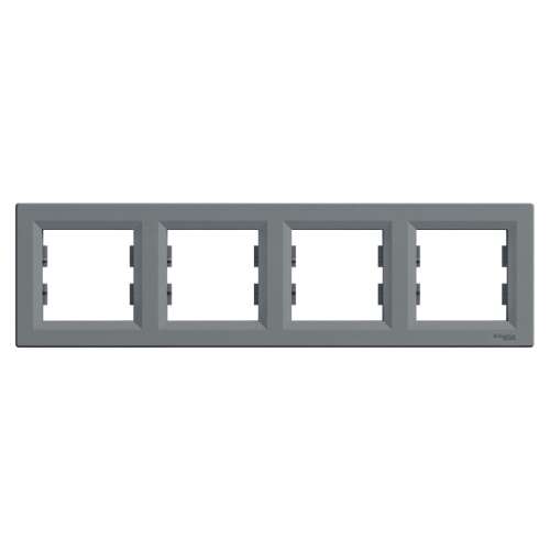 Schneider ASFORA orizontală patru cadru - Oțel (EPH5800462)