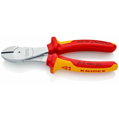 KNIPEX - Erő Oldalcsípőfogó - VDE - 180 mm