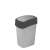 Kôš na odpadky Curver Pacific Flip Bin 10L strieborný/grafitový s klopnou