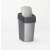 Curver Pacific Flip Bin 10L silver/graphite trash can with flip lid