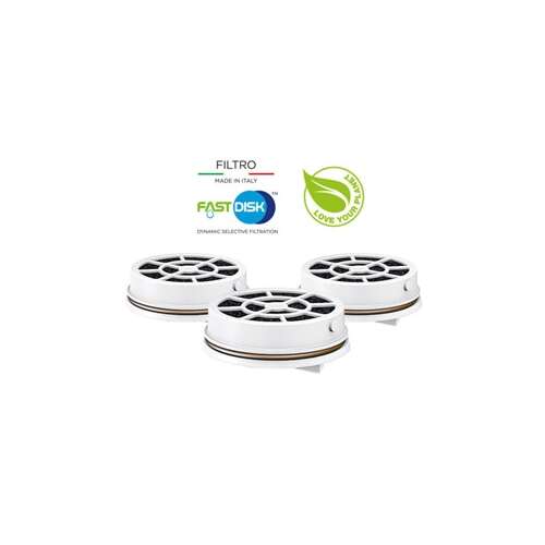 3 pack of Laica Fast Disk water filter cartridges, made in Italy