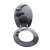Pepita MDF toilet seat with slow-closing lid, Pebble design in grey