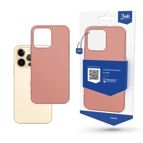 3mk - iPhone 13 Pro Tok - Matt Licsi Rózsaszín 164006606 - Telefontok