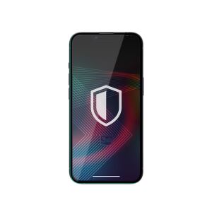 3MK HardGlass Max Lite iPhone 13/13 Pro screen protector applied on the phone - 3MK Screen Protector