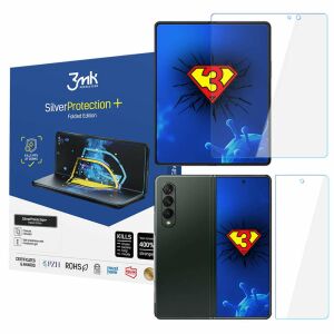3MK SilverProtection+ folie de protecție ecran aplicată pe Samsung Galaxy Z Fold 3 5G, cu ambalaj - 3MK Folii protecție
