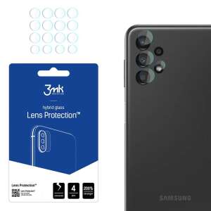 Protector de lentilă pentru camera Samsung Galaxy A13 4G, 3mk Lens Protection™ protector de ecran din sticlă călită, pachet de 4 - 3MK Folii protecție