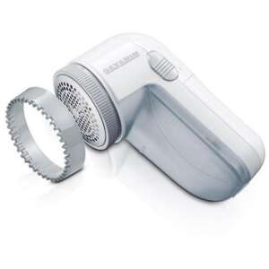 Severin CS7976 fabric shaver, white, removes lint and fuzz from clothes - Severin