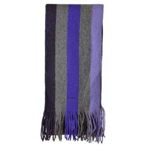 Gant férfi kötött sál csíkos lila-szürke színben - Férfi sál