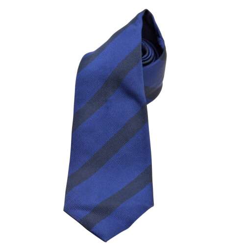 Sötétkék csíkos selyem nyakkendő, Gant