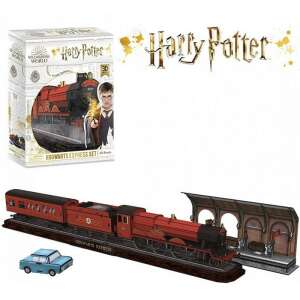 CubicFun Harry Potter 3D Puzzle Roxfort expressz vonat, Gyerekeknek, felnőtteknek és fanoknak, 180 db-os 74912093 3D puzzle