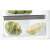 Whirlpool ART 9811 SF2 built-in refrigerator fresh box, showing vegetables