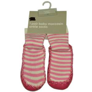 Mothercare rózsaszín csíkos bébi szobazokni 31989374 Gyerek zokni, térdtappancs - Cica - Csíkos