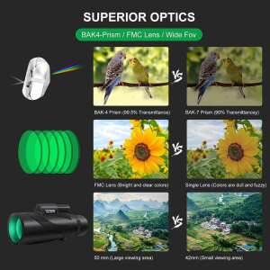 12x50-es Monokuláris Teleszkóp