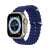 Pasek Dux Ducis OceanWave do Apple Watch w kolorze niebieskim na srebrnym Apple Watch