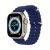 Pasek Dux Ducis OceanWave do Apple Watch na Apple Watch Ultra, niebieski silikonowy pasek