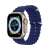 Pasek do zegarka Apple Watch 8, 7, 6, 5, 4, 3, 2, SE (41mm, 40mm, 38mm) Dux Ducis OceanWave silikonowy w kolorze OceanWave niebieskim