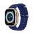 Pasek do zegarka Apple Watch 8, 7, 6, 5, 4, 3, 2, SE (41mm, 40mm, 38mm) Dux Ducis OceanWave silikonowy w kolorze OceanWave niebieskim