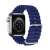 Dux Ducis OceanWave silicone watch band for Apple Watch showing the back of the watch with the band attached