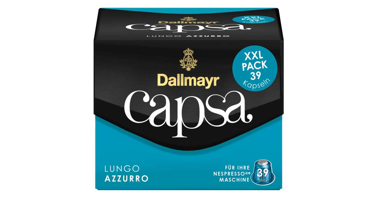 Dallmayr Capsa XXL Lungo Azzurro kávékapszula 218 g (39 db)