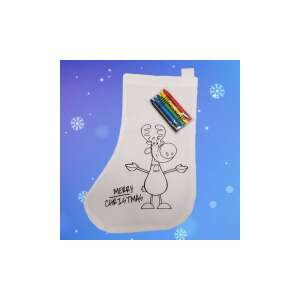 Színezhető karácsonyi zokni - 5 db zsírkrétával 40387496 Kreatív játék - 0,00 Ft - 1 000,00 Ft