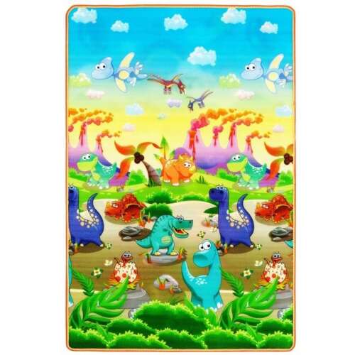 Covor de Joaca pentru copii cu design cu dinozauri 120x180 AGA 31994368