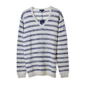 Gant fehér, v-nyakú kötött férfi pulóver 31996334 - Gant