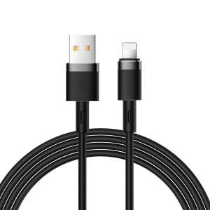 Kabel Joyroom USB do Lightning, czarny, 1,2 m, szybkie ładowanie 2,4 A - Kabel Lightning