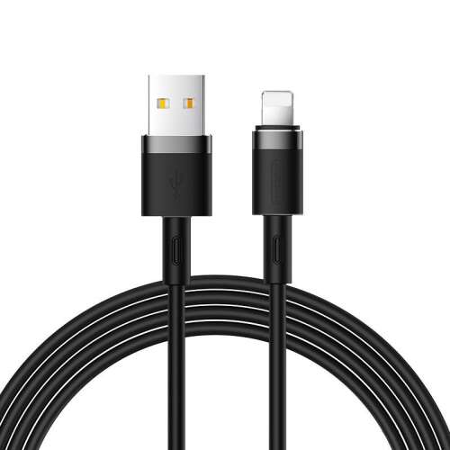 Kabel Joyroom USB do Lightning, czarny, 1,2 m, szybkie ładowanie 2,4 A