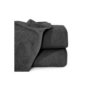 Prémium Pamut Fürdőlepedő - Fekete - 70x140 cm - 400 g/m²