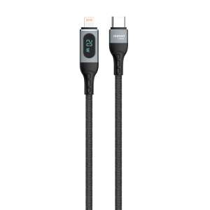Dudao L7MaxL USB-C auf Lightning Kabel mit Power Delivery, 20W, schwarz - Lightning-Kabel