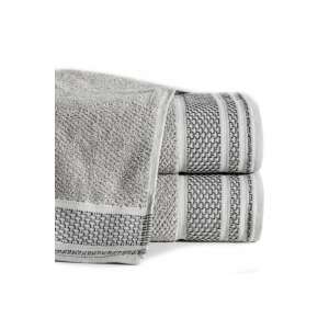 Eurofirany Suzana Pamut Kéztörölköző - Jacquard - Ezüst - 50x90 cm