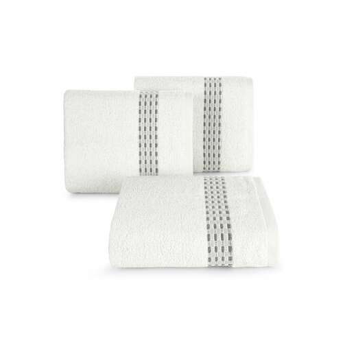 Riva jacquard fehér törölköző 50x90 cm