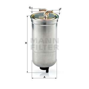 Mann-Filter WK853/16 Üzemanyagszűrő 85015785 